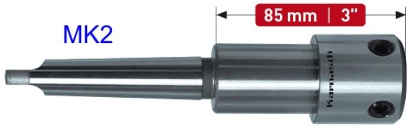 Adapter Morsekegel MK2 auf Weldon - Karnasch 201283