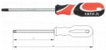 Sechskant Kugelkopf Schraubendreher 4 mm - SVCM55-Stahl, Softgriff, Yato