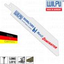 Säbelsägeblatt Bi-Metall 3056 150 mm, Metall - Abmessung 150x25x0,9 mm, 12 tpi, Wilpu